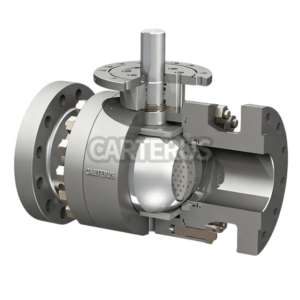 Flo-Rex Side-Entry Trunnion-Mounted Caged Control Ball Valve